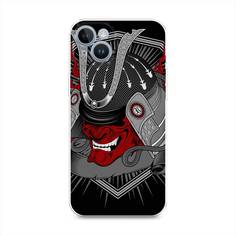 Чехол для Apple iPhone 14 "Красная маска самурая" Case Place