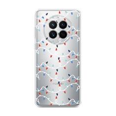 Чехол для Huawei Mate 50 "Разноцветная гирлянда" Case Place
