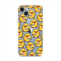 Чехол для Apple iPhone 14 "Утка с ножом" Case Place