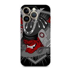 Чехол для Apple iPhone 14 Pro Max "Красная маска самурая" Case Place