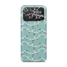 Чехол для Xiaomi Poco C40 "Разноцветная гирлянда" Case Place