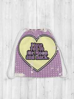 Мешок для обуви женский JoyArty bpa_46217 фиолетовый