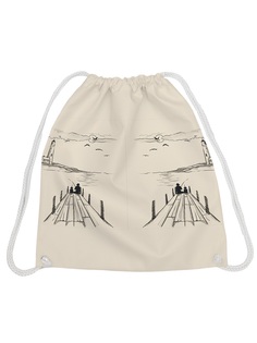 Мешок для обуви унисекс JoyArty bpa_396854, бежевый