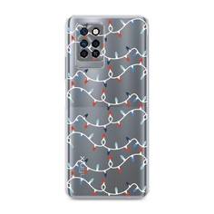 Чехол на Infinix Note 10 Pro "Разноцветная гирлянда" Case Place