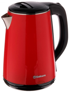 Чайник электрический SAKURA SA-2150BR 2.2 л red, black