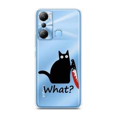 Чехол на Infinix HOT 20i "Котик с ножом" Case Place