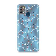 Чехол на Infinix HOT 10 Lite "Разноцветная гирлянда" Case Place