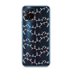Чехол на Vivo Y33s "Разноцветная гирлянда" Case Place