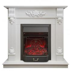 Электрокамин Ottawa WT с очагом Majestic Lux BL Real Flame