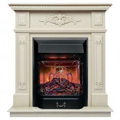 Электрокамин Lilian WT с очагом Majestic Lux BL S Real Flame