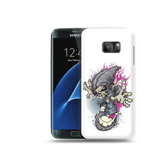 Чехол MyPads Tocco для Samsung Galaxy S7 нарисованный скелет на скейт борде