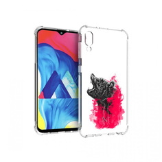 Чехол MyPads Tocco для Samsung Galaxy M10 медведь в дымке (PT128878.532.463)