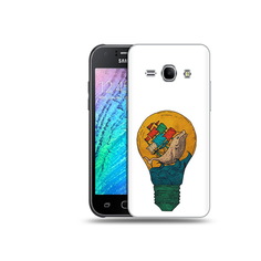 Чехол MyPads Tocco для Samsung Galaxy J1 кит в лампочке с парусами (PT12095.602.387)