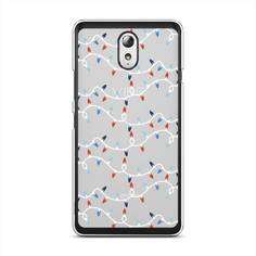 Чехол на Lenovo Vibe P1m "Разноцветная гирлянда" Case Place