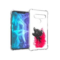 Чехол MyPads Tocco для LG G8 медведь в дымке (PT135945.77.463)
