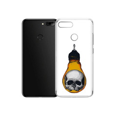 Чехол MyPads Tocco для Alcatel 1S череп в лампочке (PT227137.662.676)