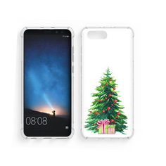 Чехол MyPads Tocco для Honor V10 Елка новогодняя с подарками акварель (PT98539.62.78)