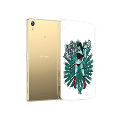 Чехол MyPads Tocco для Sony Xperia Z5 Premium нарисованная девушка в татуировках