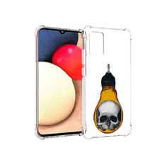 Чехол MyPads Tocco для Samsung Galaxy A02s череп в лампочке (PT156738.479.676)