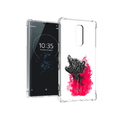 Чехол MyPads Tocco для Sony Xperia 1 медведь в дымке (PT141276.244.463)