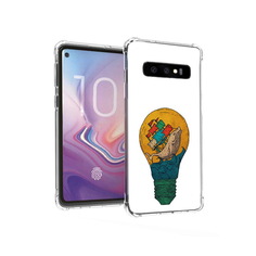 Чехол MyPads Tocco для Samsung Galaxy S10 кит в лампочке с парусами (PT125897.498.387)