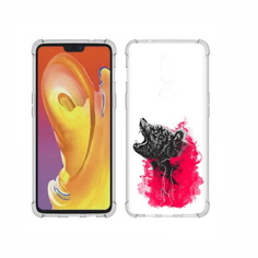Чехол MyPads Tocco для OnePlus 6 медведь в дымке