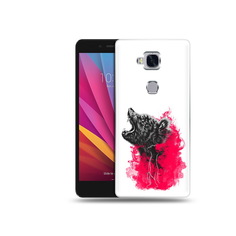 Чехол MyPads Tocco для Honor 5X медведь в дымке (PT24996.45.463)