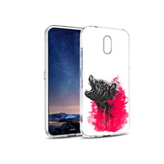 Чехол MyPads Tocco для BQ 5016G медведь в дымке