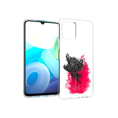 Чехол MyPads Tocco для Vivo Y15s медведь в дымке (PT224456.390.463)