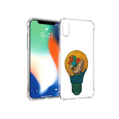 Чехол MyPads Tocco для Apple iPhone X кит в лампочке с парусами (PT94261.606.387)
