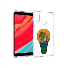 Чехол MyPads Tocco для Xiaomi Redmi S2 кит в лампочке с парусами (PT111025.312.387)