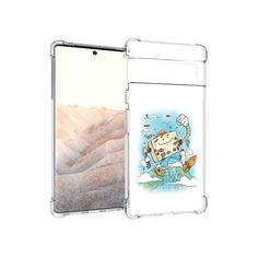 Чехол MyPads Tocco для Google Pixel 6 Pro Счастливый чемодан