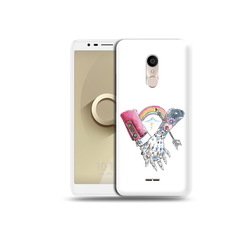 Чехол MyPads Tocco для Alcatel 3C 5026D абстракция руки в татуировках
