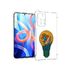 Чехол MyPads Tocco для Xiaomi Poco M4 Pro 5G кит в лампочке с парусами (PT200061.301.387)