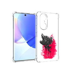 Чехол MyPads Tocco для Honor 60 Pro медведь в дымке