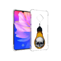 Чехол MyPads Tocco для Vivo V17 череп в лампочке (PT147343.378.676)