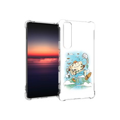 Чехол MyPads Tocco для Sony Xperia 1 III Счастливый чемодан (PT162368.229.166)