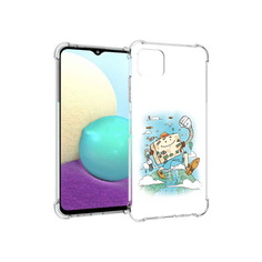 Чехол MyPads Tocco для Samsung Galaxy A22s 5G Счастливый чемодан (PT226906.544.166)
