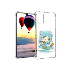Чехол MyPads Tocco для Samsung Galaxy A41 Счастливый чемодан (PT147427.483.166)