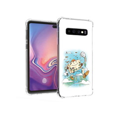 Чехол MyPads Tocco для Samsung Galaxy S10+ Счастливый чемодан (PT125670.500.166)