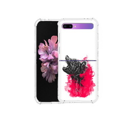 Чехол MyPads Tocco для Samsung Galaxy Z Flip медведь в дымке (PT226935.587.463)