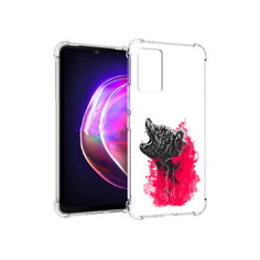 Чехол MyPads Tocco для Vivo V21 медведь в дымке (PT161781.395.463)