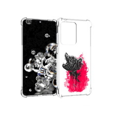 Чехол MyPads Tocco для Samsung Galaxy S20 Ultra медведь в дымке (PT144384.494.463)