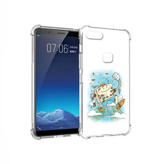 Чехол MyPads Tocco для Vivo X20 Счастливый чемодан (PT108350.433.166)