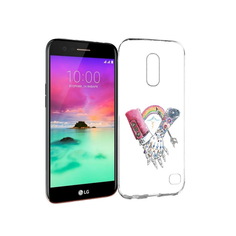 Чехол MyPads Tocco для LG K10 (2017) абстракция руки в татуировках (PT53386.73.212)