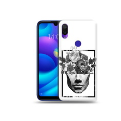 Чехол MyPads Tocco для Xiaomi Mi Play черно белая ваза в абстракции (PT128724.322.678)