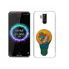 Чехол MyPads Tocco для Oukitel K13 Pro кит в лампочке с парусами