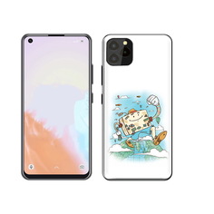 Чехол MyPads Tocco для Oukitel C21 Pro Счастливый чемодан