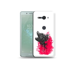 Чехол MyPads Tocco для Sony Xperia XZ2 Compact медведь в дымке