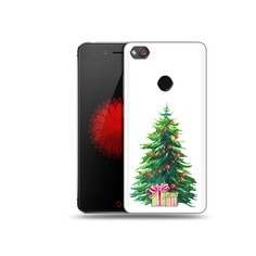 Чехол MyPads Tocco для ZTE Nubia Z11 Елка новогодняя с подарками акварель (PT48017.468.78)